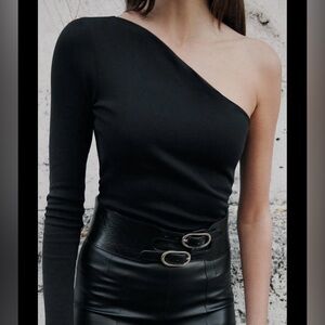 ZARA Asymmetrical Bodysuit
